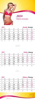 Квартальные календари - Бикини