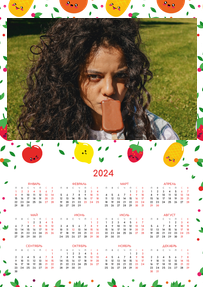 Вертикальные календари-постеры A3 - Заводные фрукты