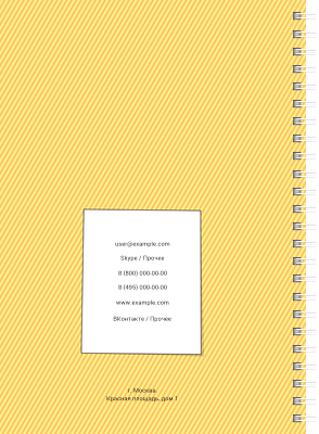 Блокноты-книжки A5 - Иностранные языки Задняя обложка