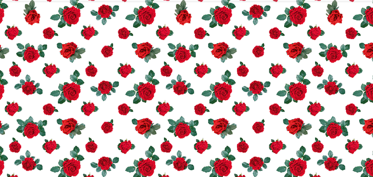 Пригласительные открытки - Красные розы Задняя обложка