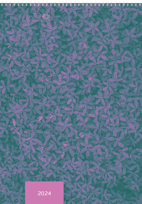Вертикальные настенные перекидные календари - Фиолетовые листья Обложка